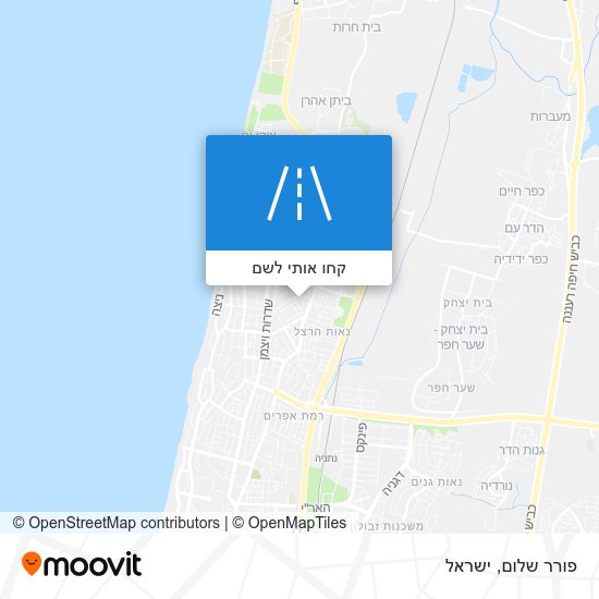 מפת פורר שלום