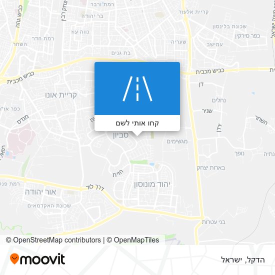 מפת הדקל