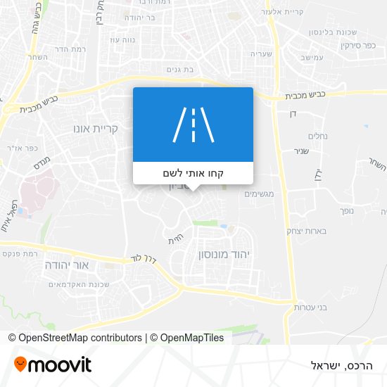 מפת הרכס