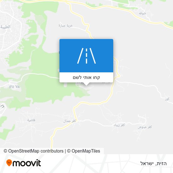 מפת הזית