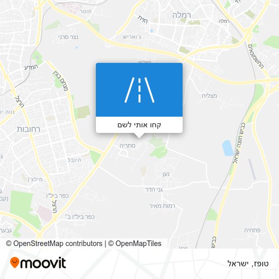 מפת טופז