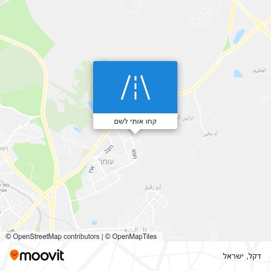 מפת דקל