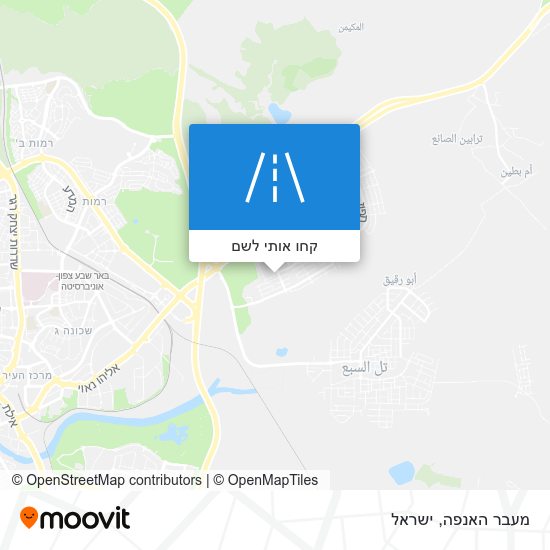 מפת מעבר האנפה