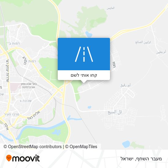 מפת מעבר השחף