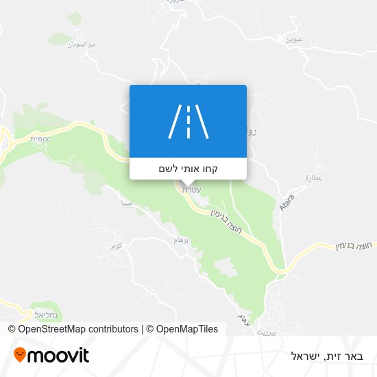 מפת באר זית