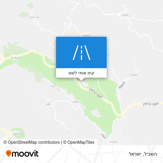 מפת השביל