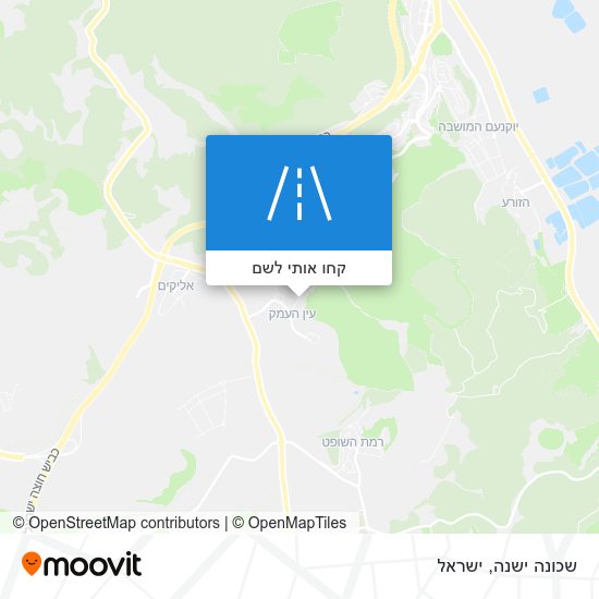מפת שכונה ישנה