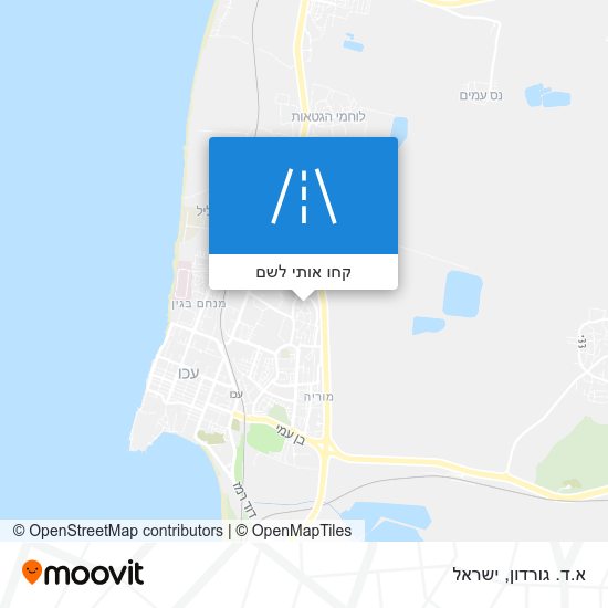 מפת א.ד. גורדון