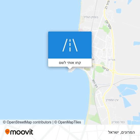 מפת המרונים