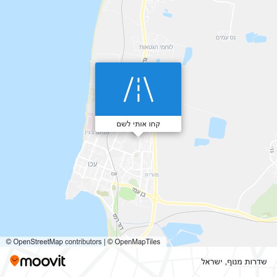 מפת שדרות מנוף