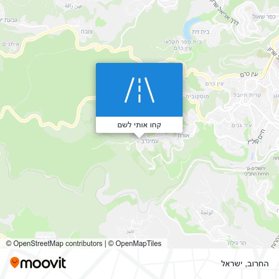 מפת החרוב