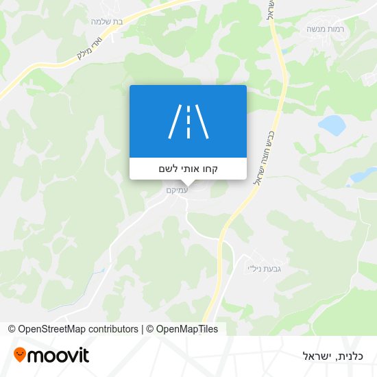 מפת כלנית