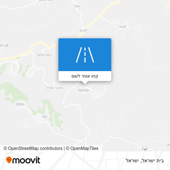 מפת בית ישראל