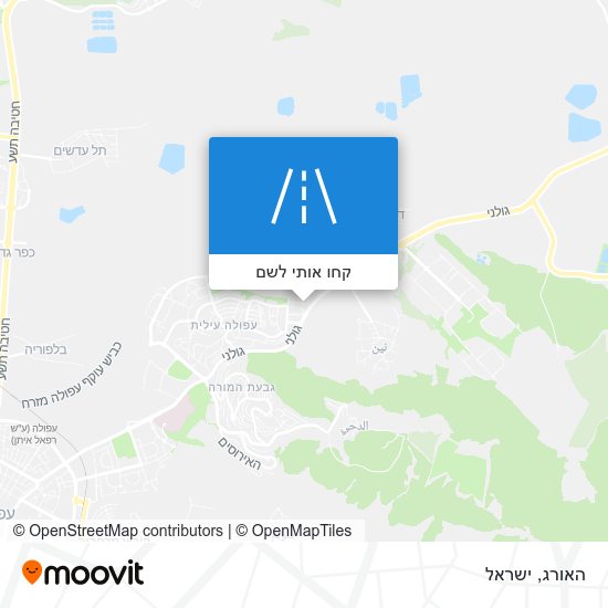 מפת האורג