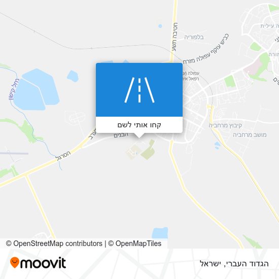 מפת הגדוד העברי