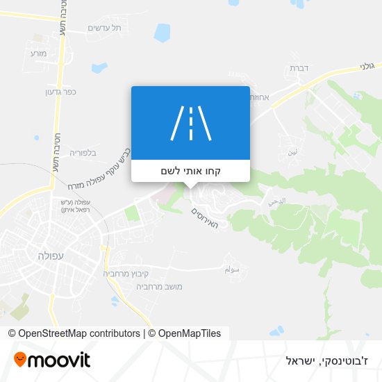 מפת ז'בוטינסקי