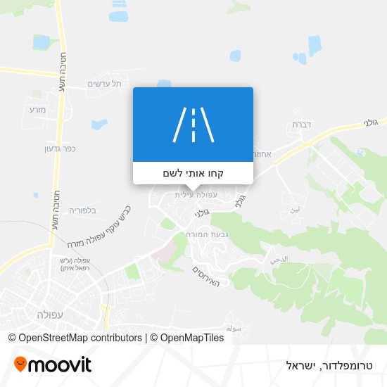 מפת טרומפלדור