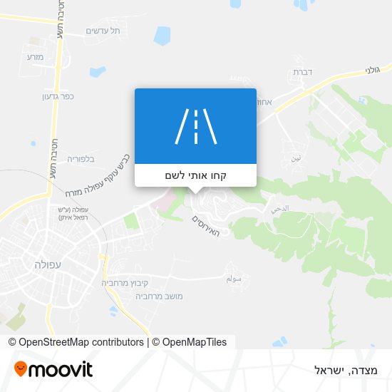 מפת מצדה
