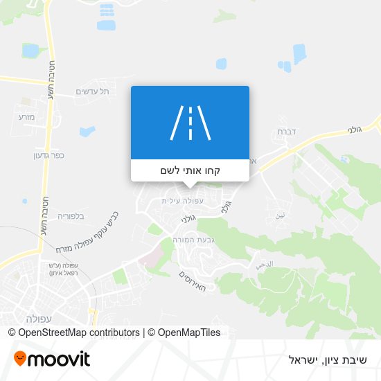 מפת שיבת ציון
