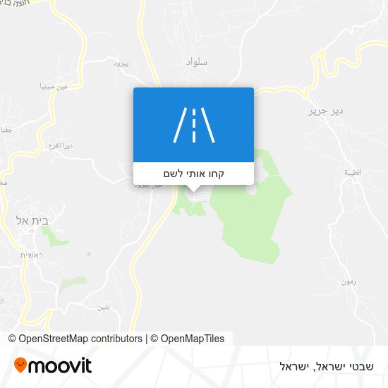 מפת שבטי ישראל