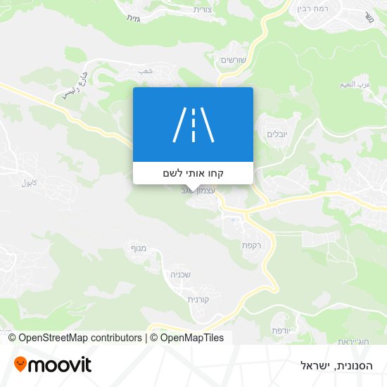 מפת הסנונית