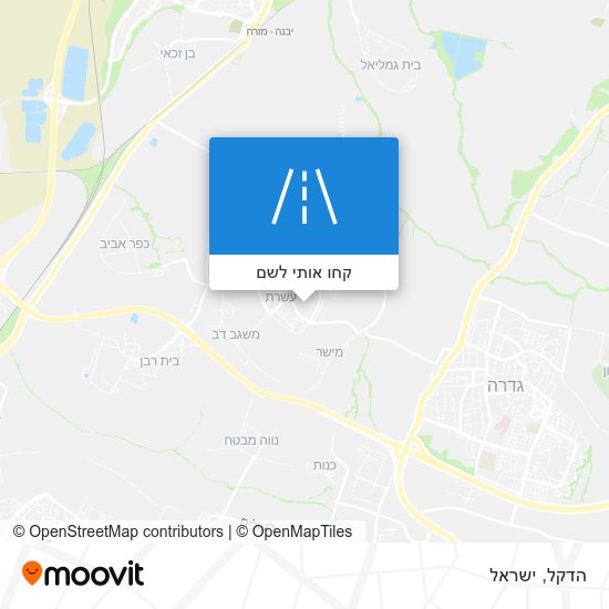 מפת הדקל