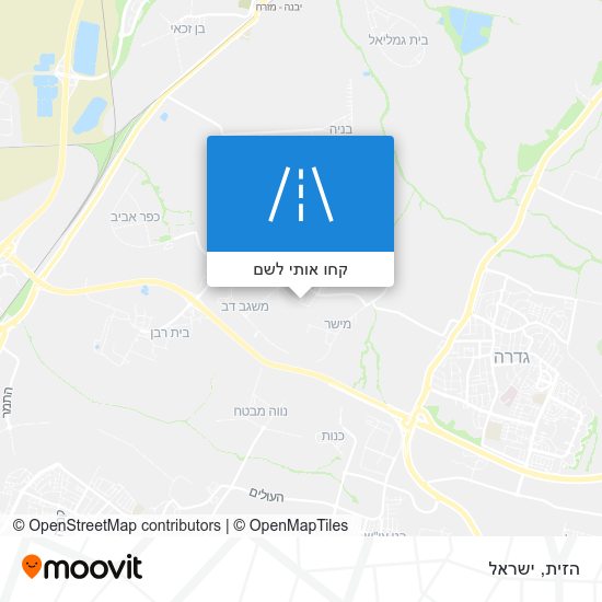 מפת הזית
