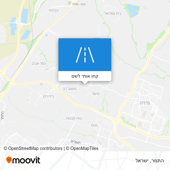 מפת התמר