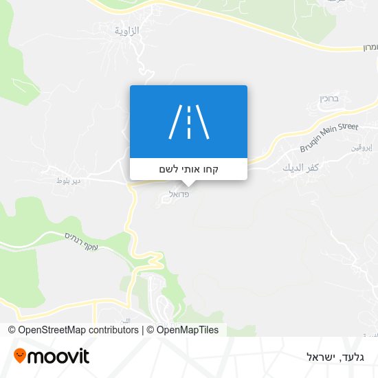 מפת גלעד
