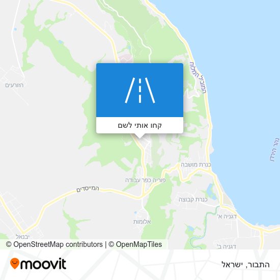 מפת התבור