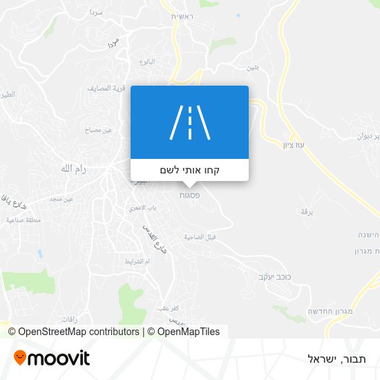 מפת תבור