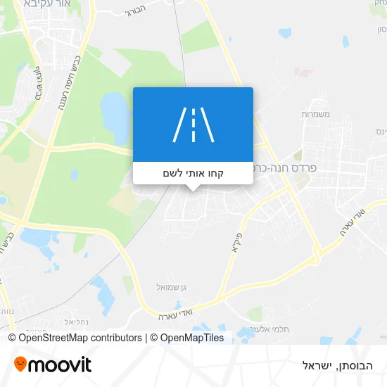 מפת הבוסתן