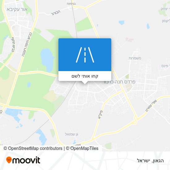 מפת הגאון