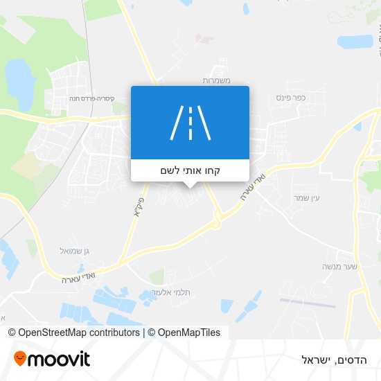 מפת הדסים