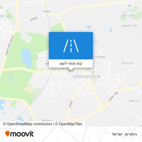 מפת החורש
