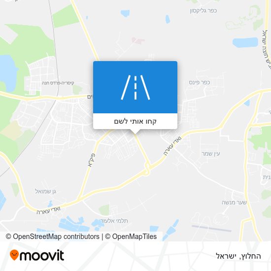 מפת החלוץ