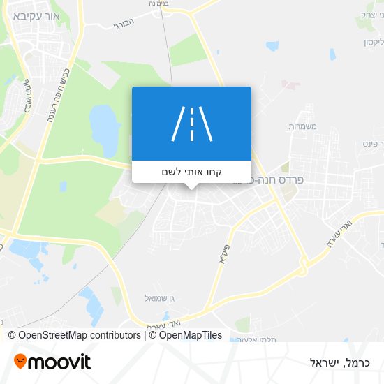 מפת כרמל