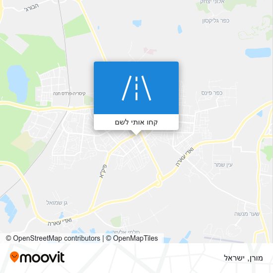 מפת מורן