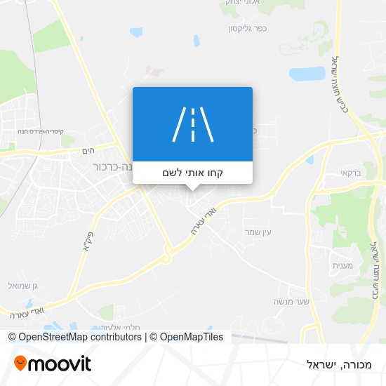 מפת מכורה
