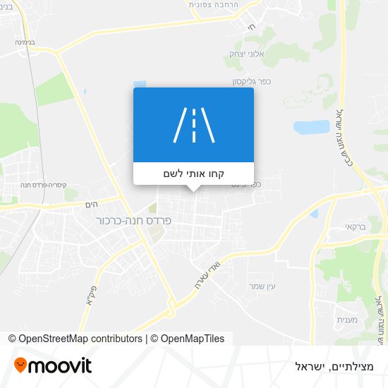 מפת מצילתיים
