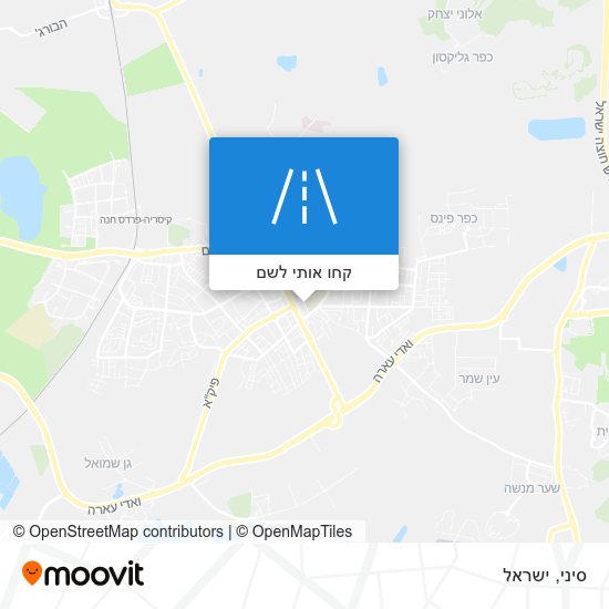 מפת סיני