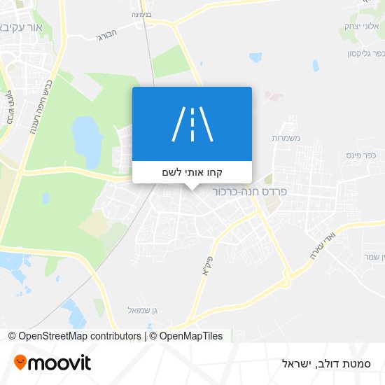 מפת סמטת דולב