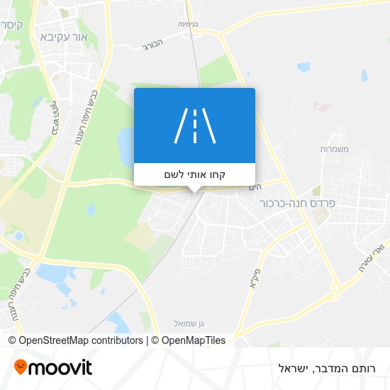 מפת רותם המדבר