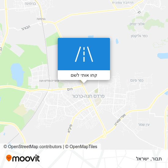 מפת תבור