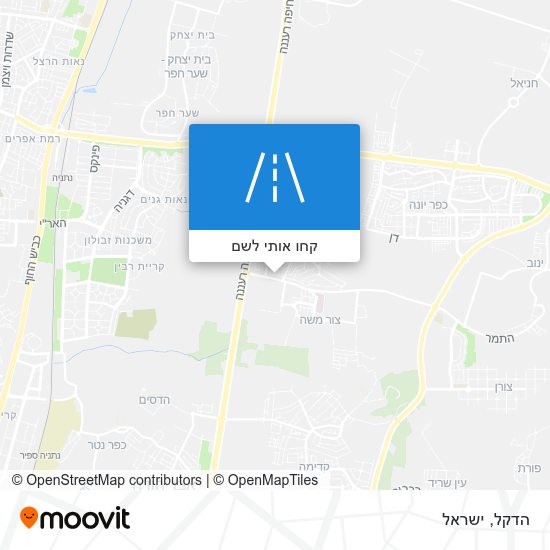 מפת הדקל