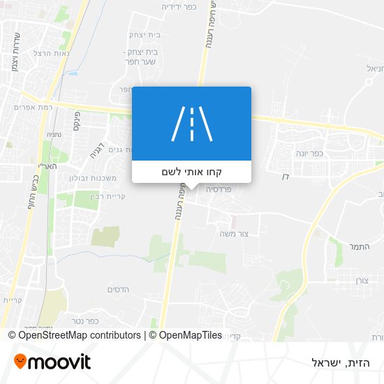 מפת הזית