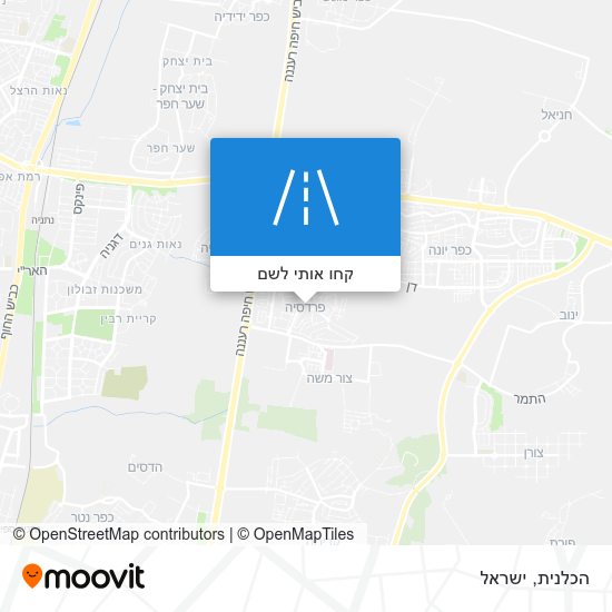 מפת הכלנית