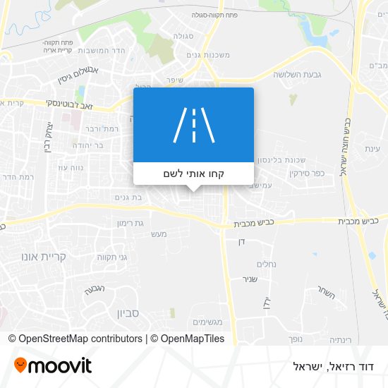 מפת דוד רזיאל