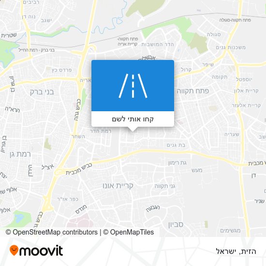 מפת הזית