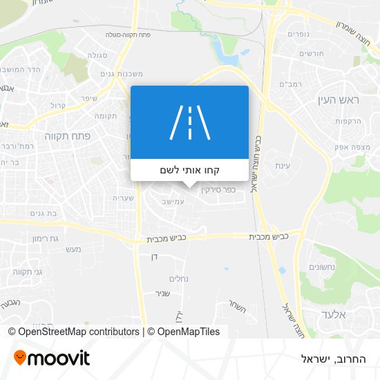 מפת החרוב